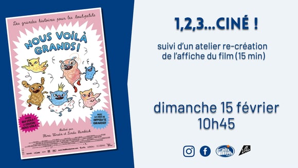 Opération 1, 2, 3... Ciné