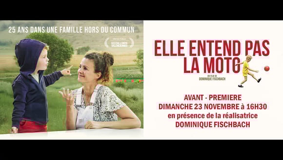 Elle entend pas la moto