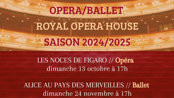 PROGRAMMATION BALLET/OPERA  SAISON 2024/2025