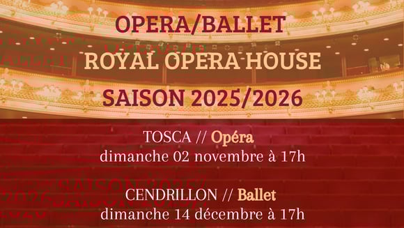 PROGRAMMATION BALLET/OPERA  SAISON 2025/2026