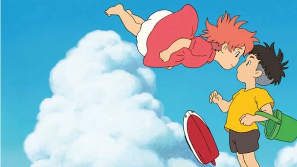 Ponyo sur la falaise