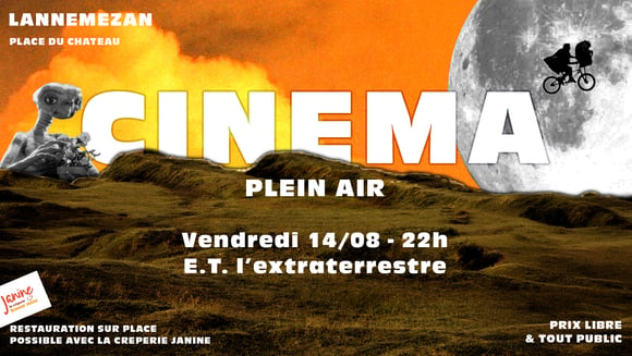 Cinéma Plein air : E.T., l'extraterrestre
