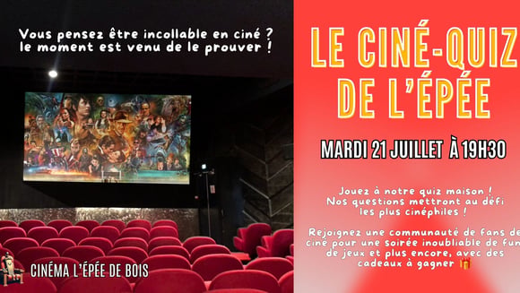 Le Ciné-Quiz de L'Epée 🔍