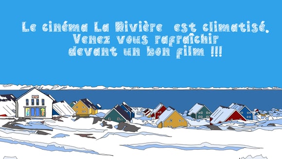 Salle climatisée au cinéma La Rivière