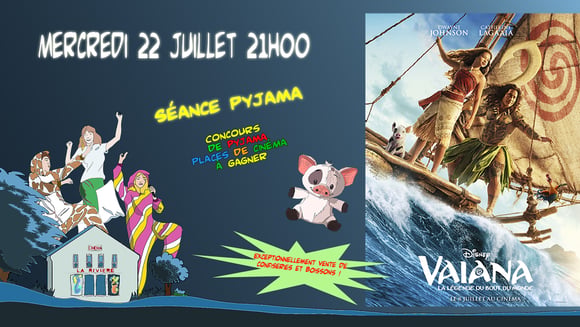 Vaiana, la légende du bout du monde : soirée pyjama