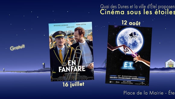 Cinéma sous les étoiles cet été : En fanfare et E.T. l'extraterrrestre