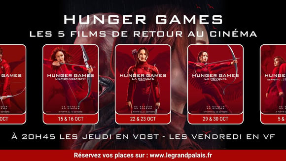 🔥 Hunger Games : les 5 films de retour en salle premium !