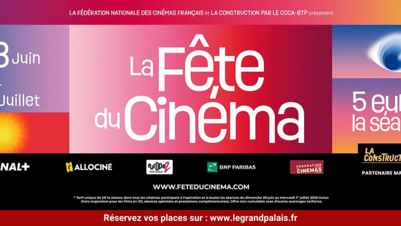 La Fête du cinéma - 5€ la séance