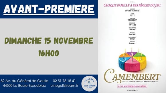 AVANT PREMIERE : CAMEMBERT