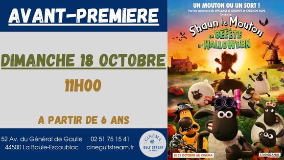 AVANT-PREMIERE SHAUN LE MOUTON