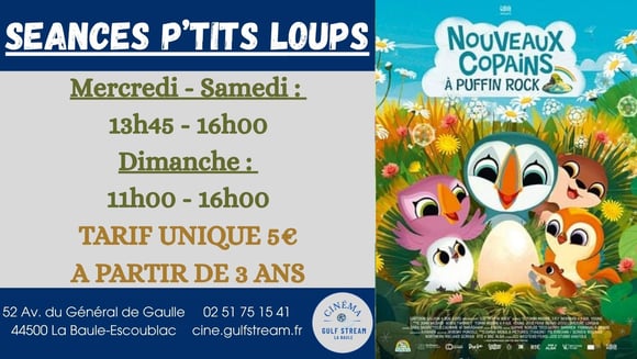 SEANCES P’TITS LOUPS "NOUVEAUX COPAINS" 
