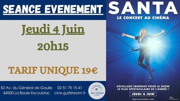 SANTA – Le Concert au cinéma