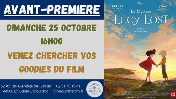 AVANT-PREMIERE : LE MYSTERE DE LUCY LOST