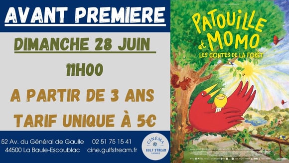 SEANCES P’TITS LOUPS AVANT-PREMIERE : PATOUILLE ET MOMO