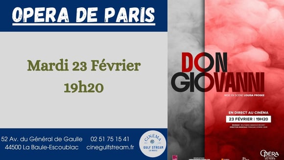 OPERA DE PARIS : DON GIOVANNI