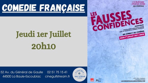 Comédie française : Les Fausses Confidences