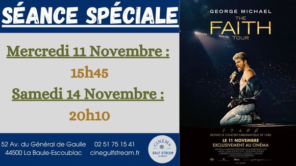 Séance spéciale : George Michael The Faith Tour