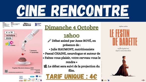 CINE RENCONTRE : Fête de la science