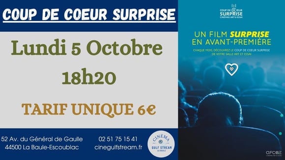 Séance spéciale : COUP DE COEUR SURPRISE