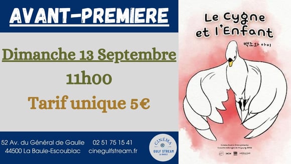 SEANCES P’TITS LOUPS : Le Cygne et l'enfant