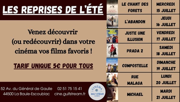 LES REPRISES DE L'ETE