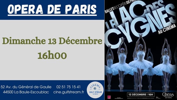 Opéra de Paris : Le Lac des Cygnes