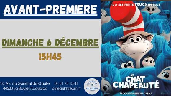 AVANT-PREMIERE:  Le Chat chapeauté