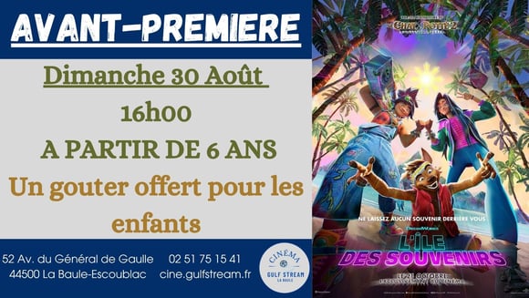 AVANT-PREMIERE : L'ILE DES SOUVENIRS 