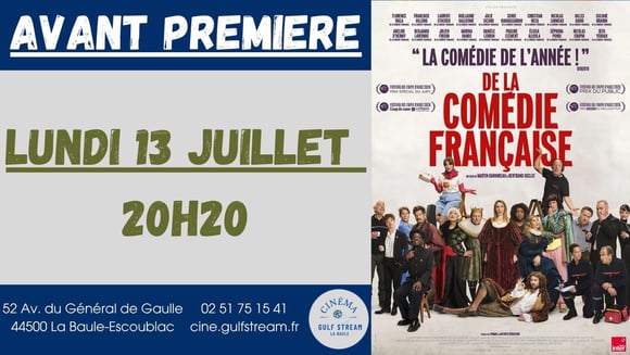 AVANT-PREMIERE : DE LA COMEDIE FRANCAISE