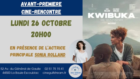 AVANT-PREMIERE / CINE-RENCONTRE : KWIBUKA, SE SOUVENIR