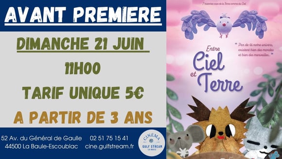 SEANCES P’TITS LOUPS AVP ENTRE CIEL ET TERRE