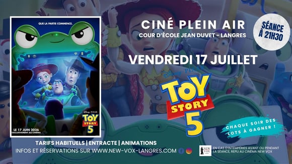 Ciné Plein Air : "Toy Story 5"