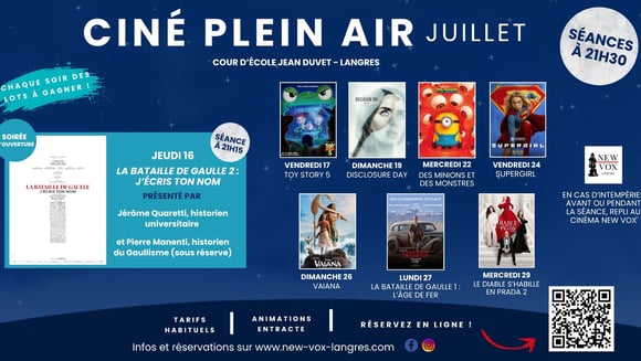 Programmation Plein Air : Juillet 