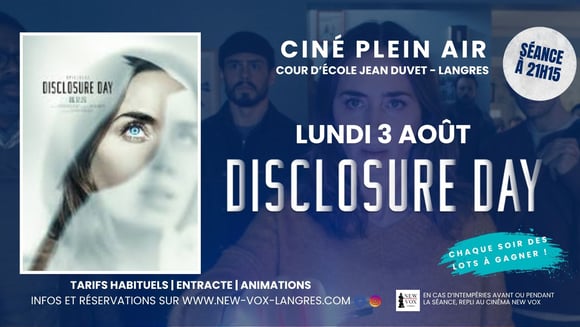 Ciné Plein Air : "Disclosure Day"