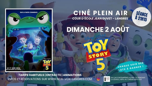 Ciné Plein Air : "Toy Story 5"