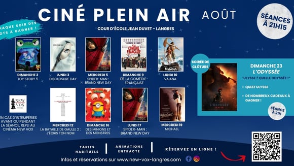 Programmation Plein Air : Août
