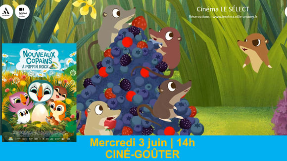 Ciné-goûter NOUVEAUX COPAINS A PUFFIN ROCK