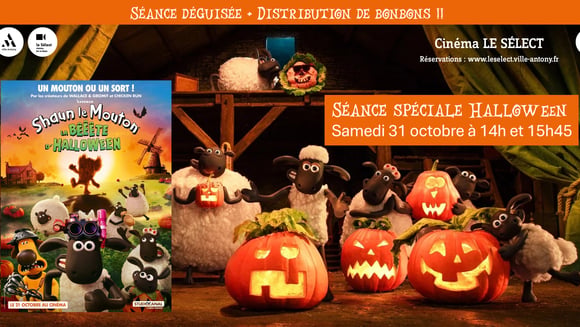 Séance Halloween SHAUN LE MOUTON