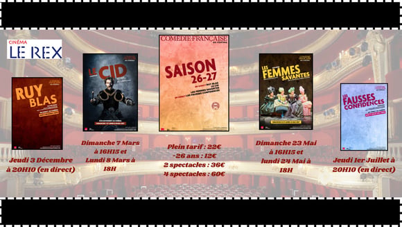 Retransmission comédie Française