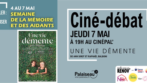 Ciné-débat de clôture - Semaine de la mémoire et des aidants - Une vie démente 