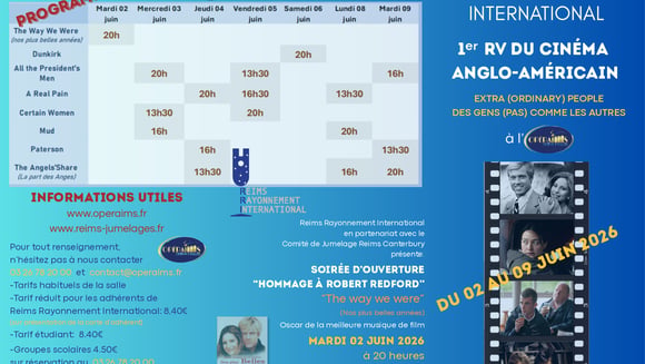 1er Rendez-vous du cinéma anglo-américain