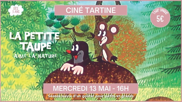 Ciné tartine : "La Petite Taupe aime la nature"