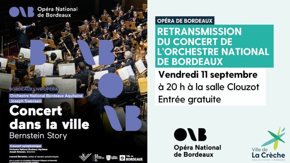 Retransmission en direct du concert de l'orchestre national de Bordeaux