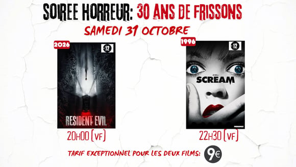Soirée Halloween: 30 ans de frissons !