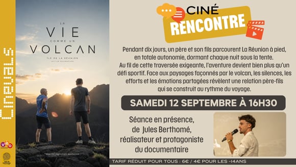 Séance unique : LA VIE COMME UN VOLCAN en présence du réalisateur Jules Berthomé