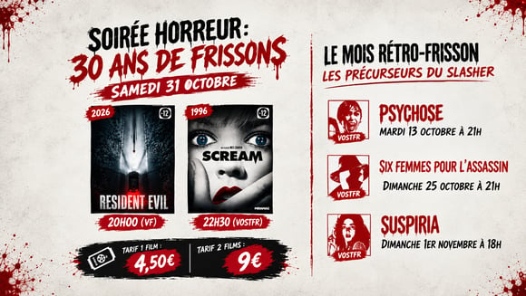 Soirée Halloween: 30 ans de frissons !