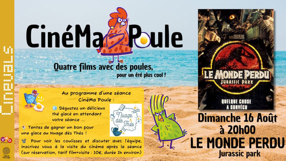 CinéMaPoule : LE MONDE PERDU - JURASSIC PARK