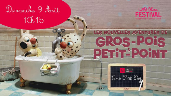 Ciné P'tit Déj :  LES NOUVELLES AVENTURES DE GROS POIS ET PETIT POINT