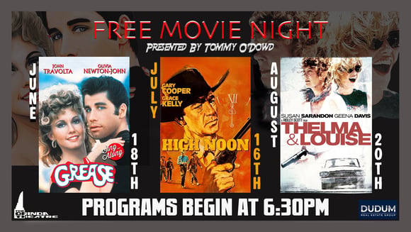 FREE Movie NIGHT - HIGH NOON sponsored by Tommy O'Dowd 