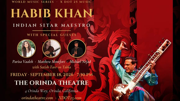 A Fusion Concert of Indian & Persian Music - Featuring Habib Khan and special guest appearance by Parisa Vaaleh
